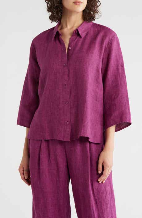 Organic Linen Classic Collar Shirt