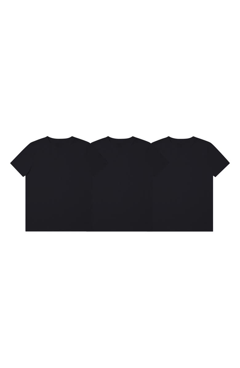 Pair of Thieves Superiair<sup>™</sup> 3-Pack Cotton Crewneck T-Shirts, Alternate, color, Black Crew