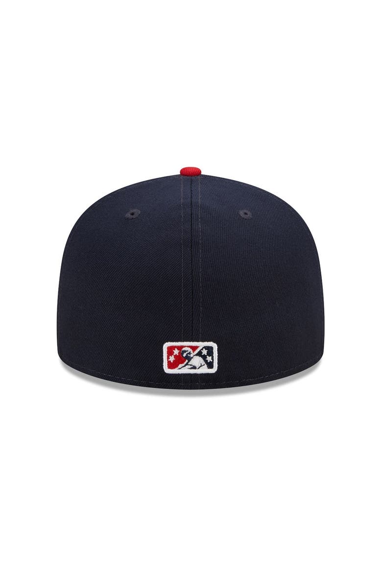 Men's New Era Navy/Red San Antonio Missions Marvel x Minor League 59FIFTY Fitted Hat, Alternate, color, Navy