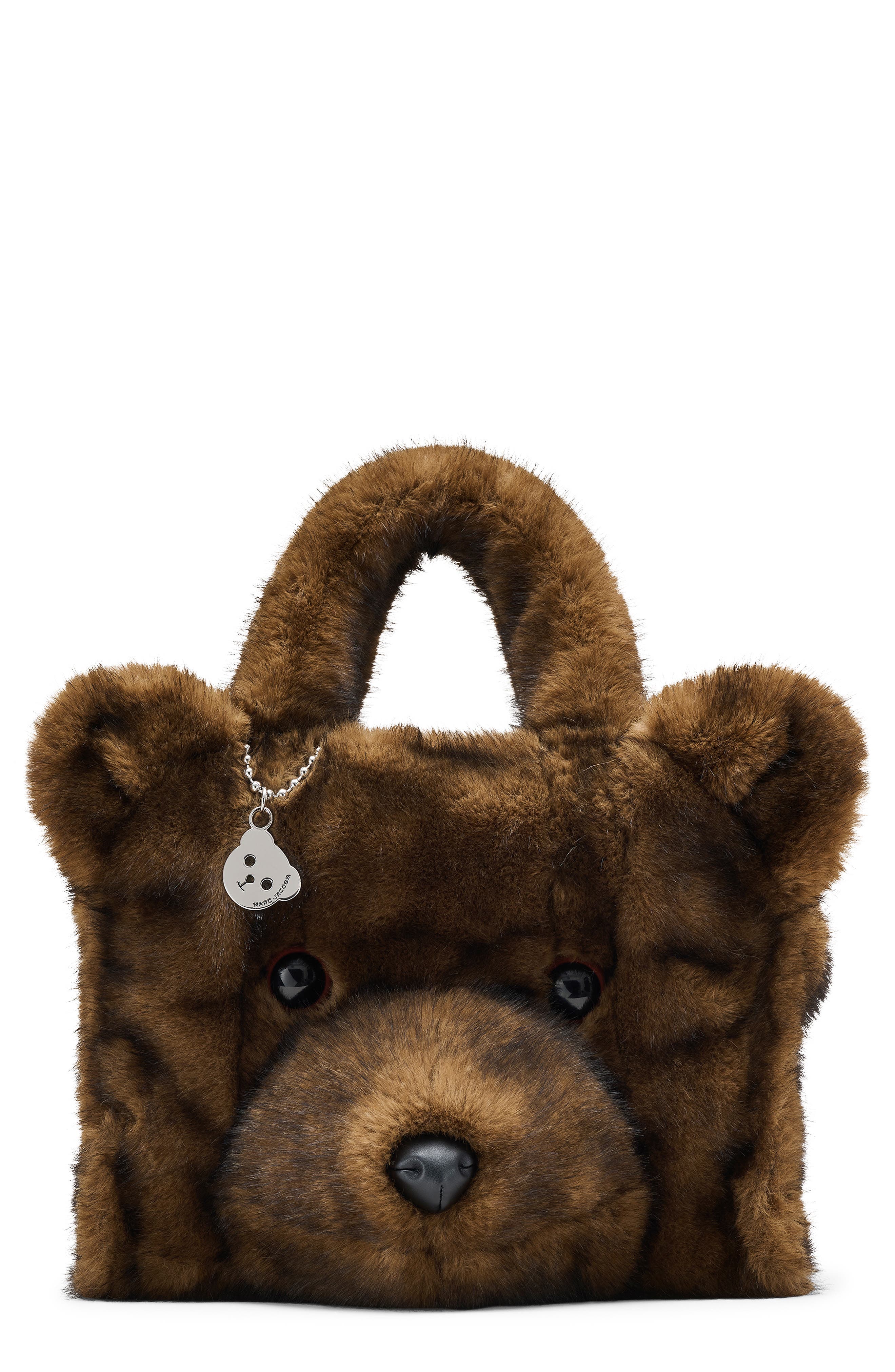 Marc Jacobs The Medium Teddy Faux Fur Tote, Main, color, 
