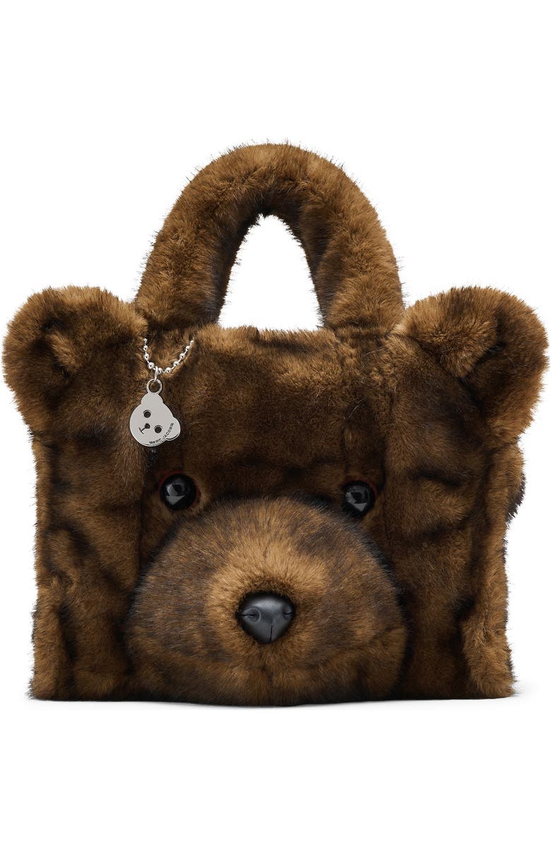 Marc Jacobs The Medium Teddy Faux Fur Tote, Main, color,