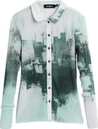Desigual Rib Button-Up Shirt