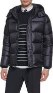 KARL LAGERFELD PARIS Down Hooded Puffer Jacket