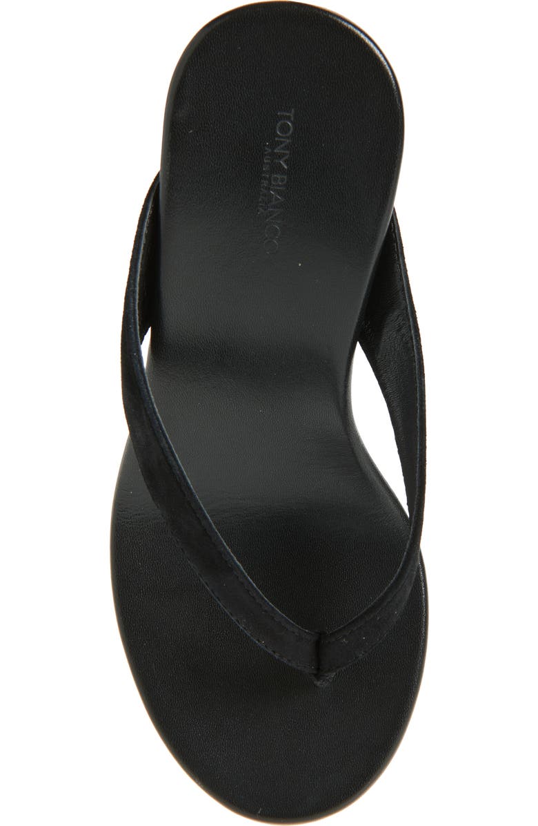 Tony Bianco Avanti Platform Wedge Flip Flop, Alternate, color, Black Suede