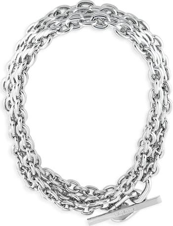 ネックレス・ペンダント Rabanne Rabanne XL Link Necklace (23PBB0015MET388 M715) Gold and Silver oversized XL Link Necklace | Rabanne