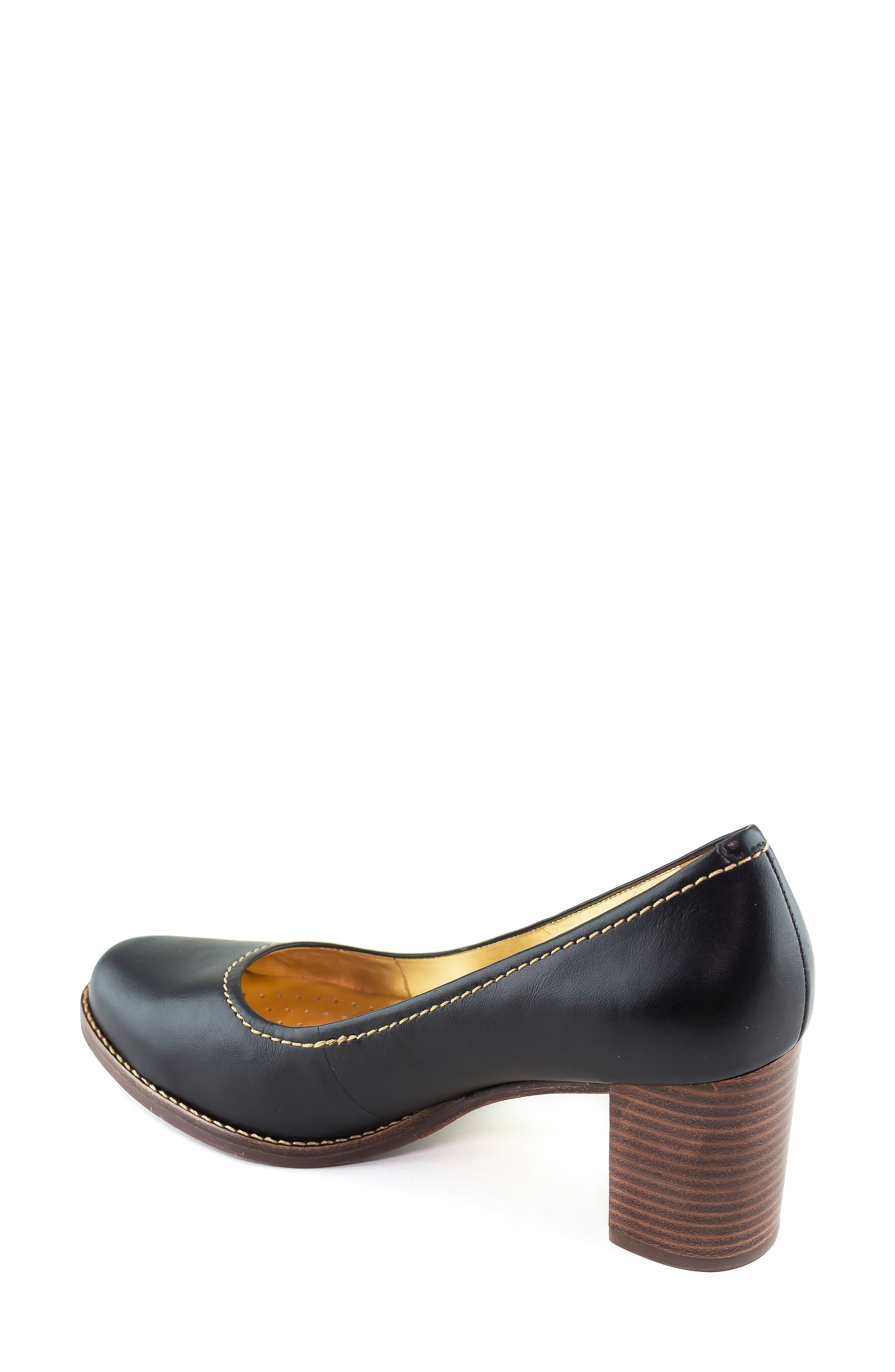 Marc Joseph New York NYC Pump, Alternate, color, Black Leather