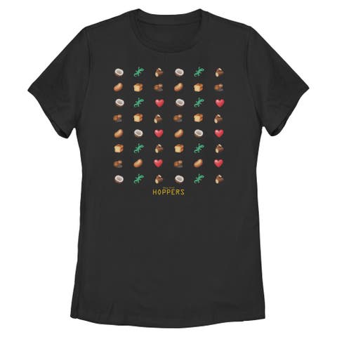 Women's Hoppers Beaver Mabel and Tom Lizard Classic Icons  Graphic T-Shirt