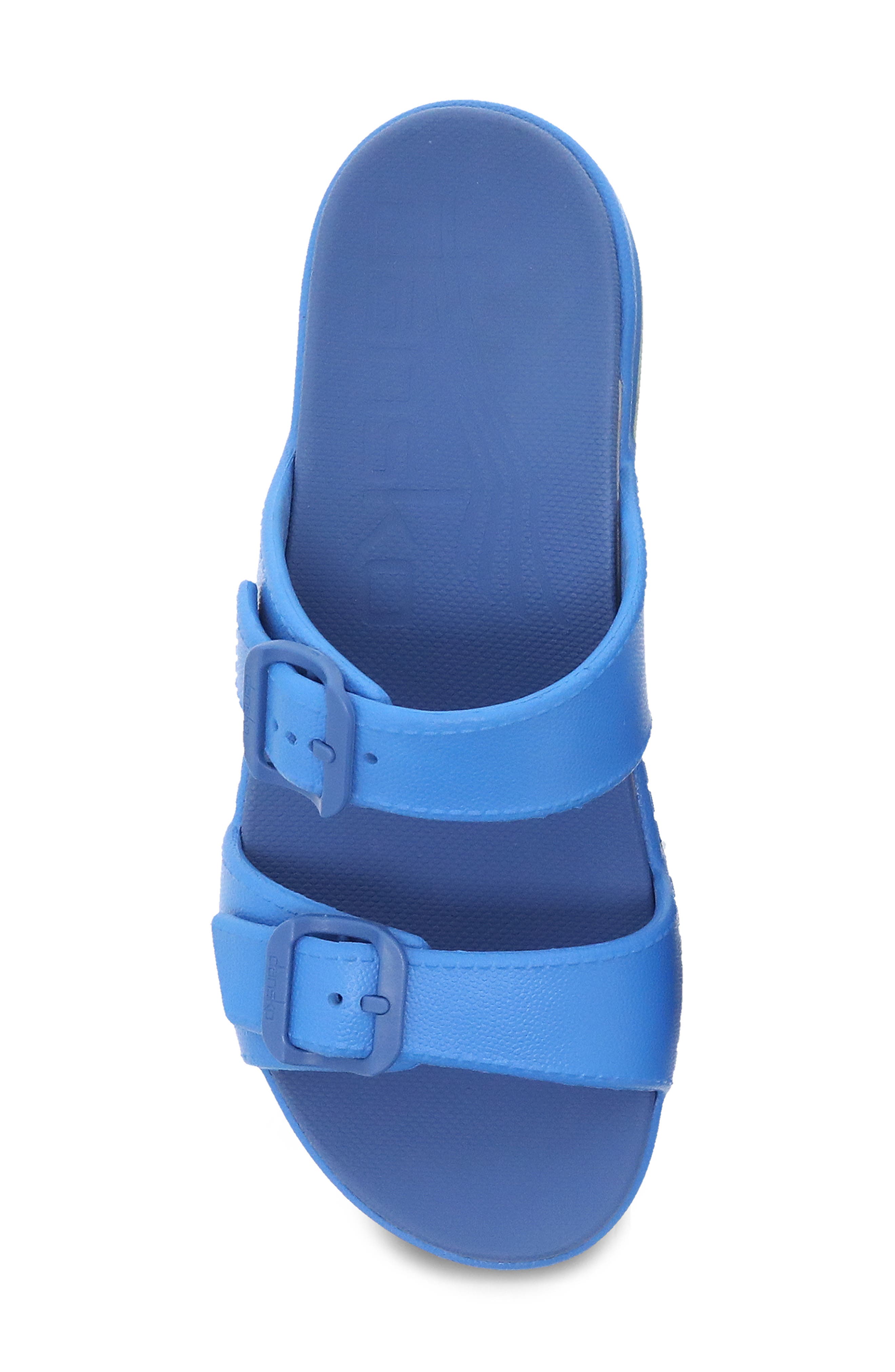 Dansko Kandi Slide Sandal, Alternate, color, Blue