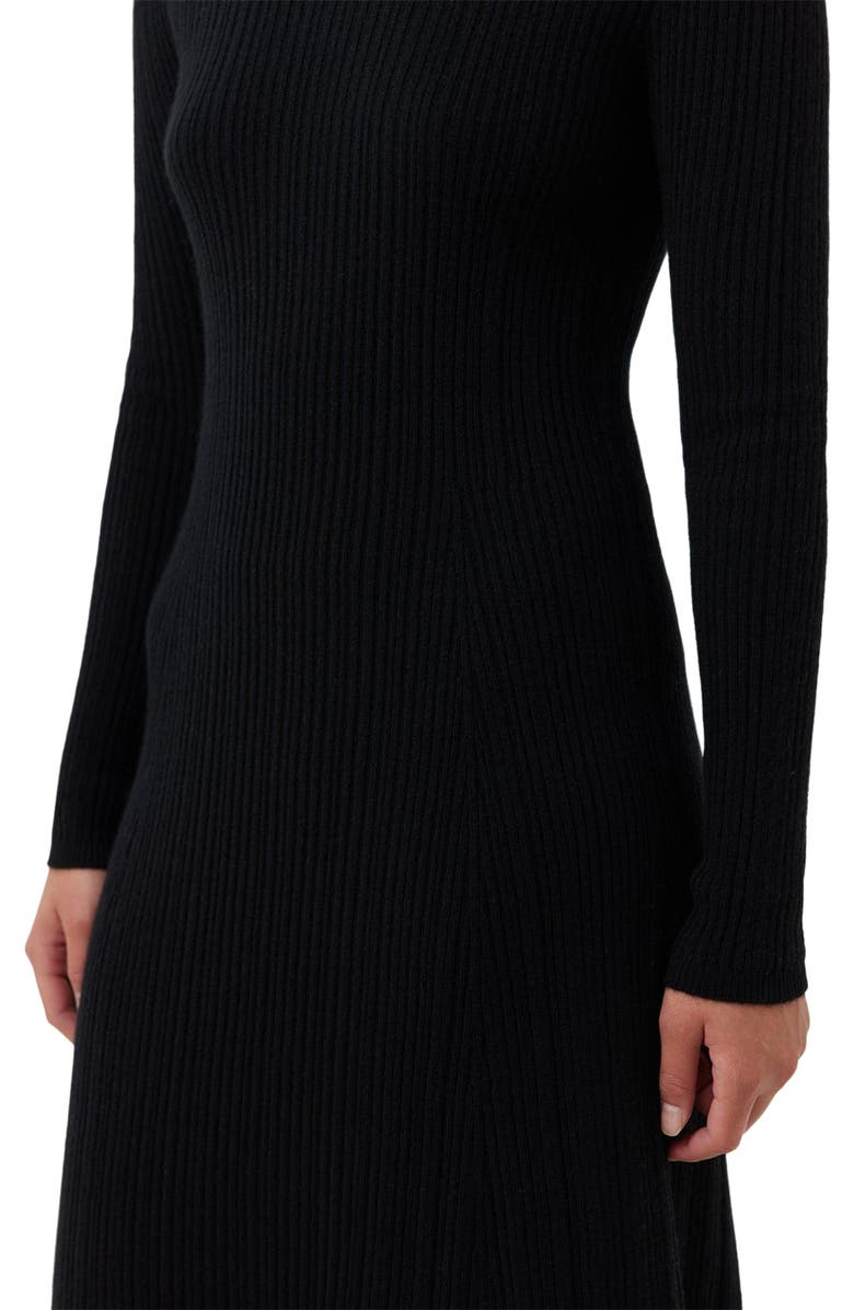GOBI Mongolian Cashmere Textured Knit Cashmere Dress, Alternate, color, 