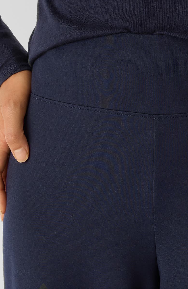 Eileen Fisher High Waist Wide Leg Pants, Alternate, color, Ink