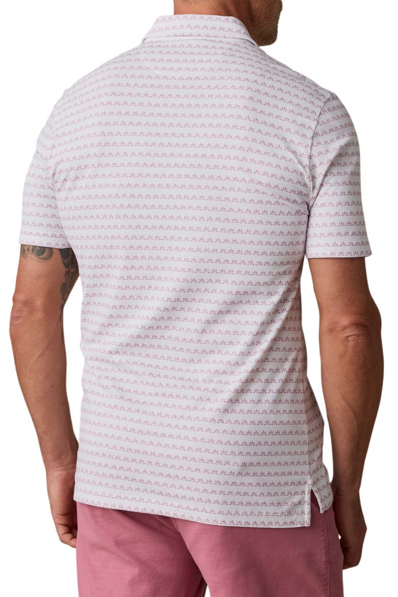 Movement Piqué Polo, Alternate, color, ROSE LOTUS STRIPE