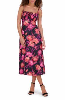 Kensie Smocked Bust Midi Sundress