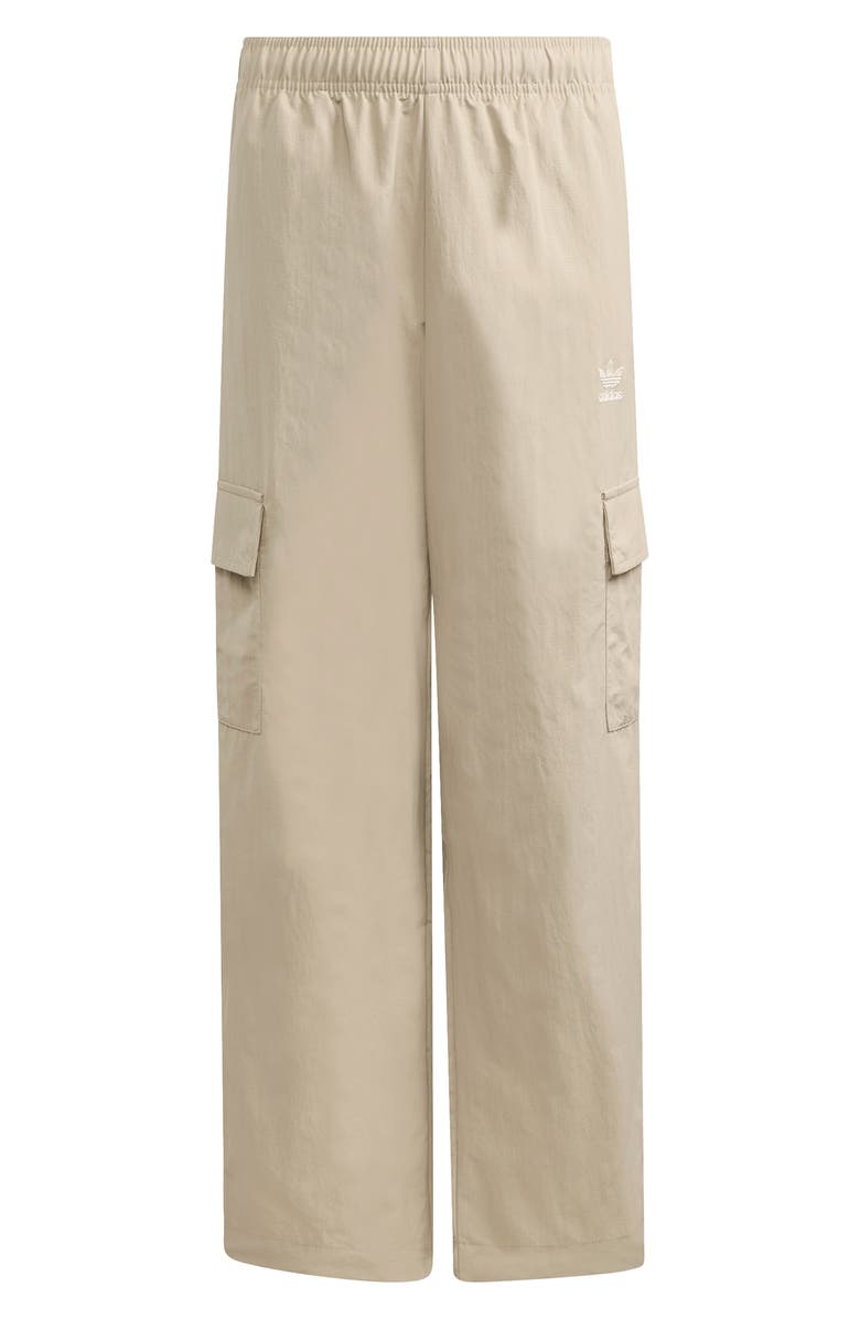 adidas Originals Kids' Z.N.E. Woven Travel Pants, Main, color, Wonder Cargo/ Clay