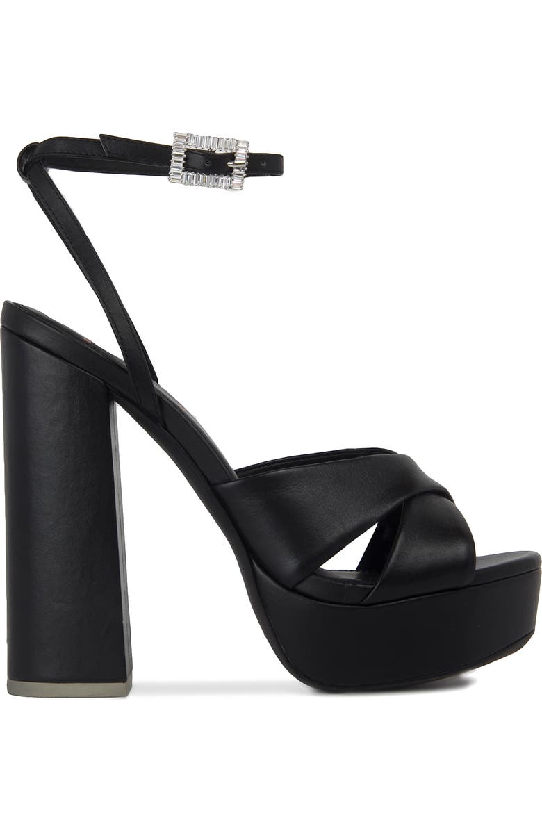 BLACK SUEDE STUDIO Hannah Ankle Strap Platform Sandal, Alternate, color,