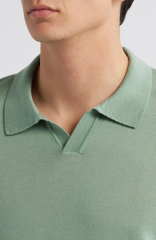 Shop Hugo Boss Boss Enord Long Sleeve Wool Polo Sweater