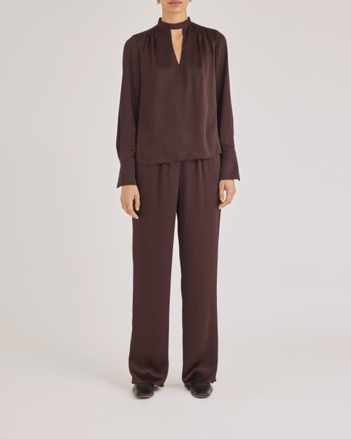 Rebecca Taylor Gianna Pant In Raisin