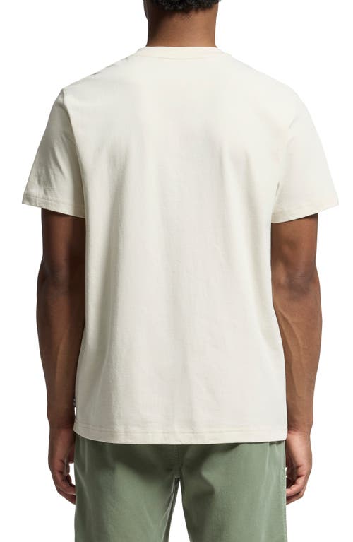 Psycho Bunny Baxter Embroidered Graphic T-shirt In Natural Linen