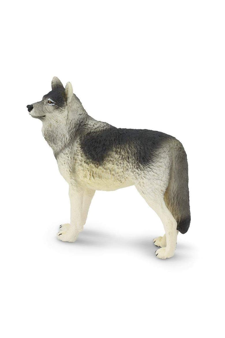 Gray Wolf Toy, Alternate, color, No Color