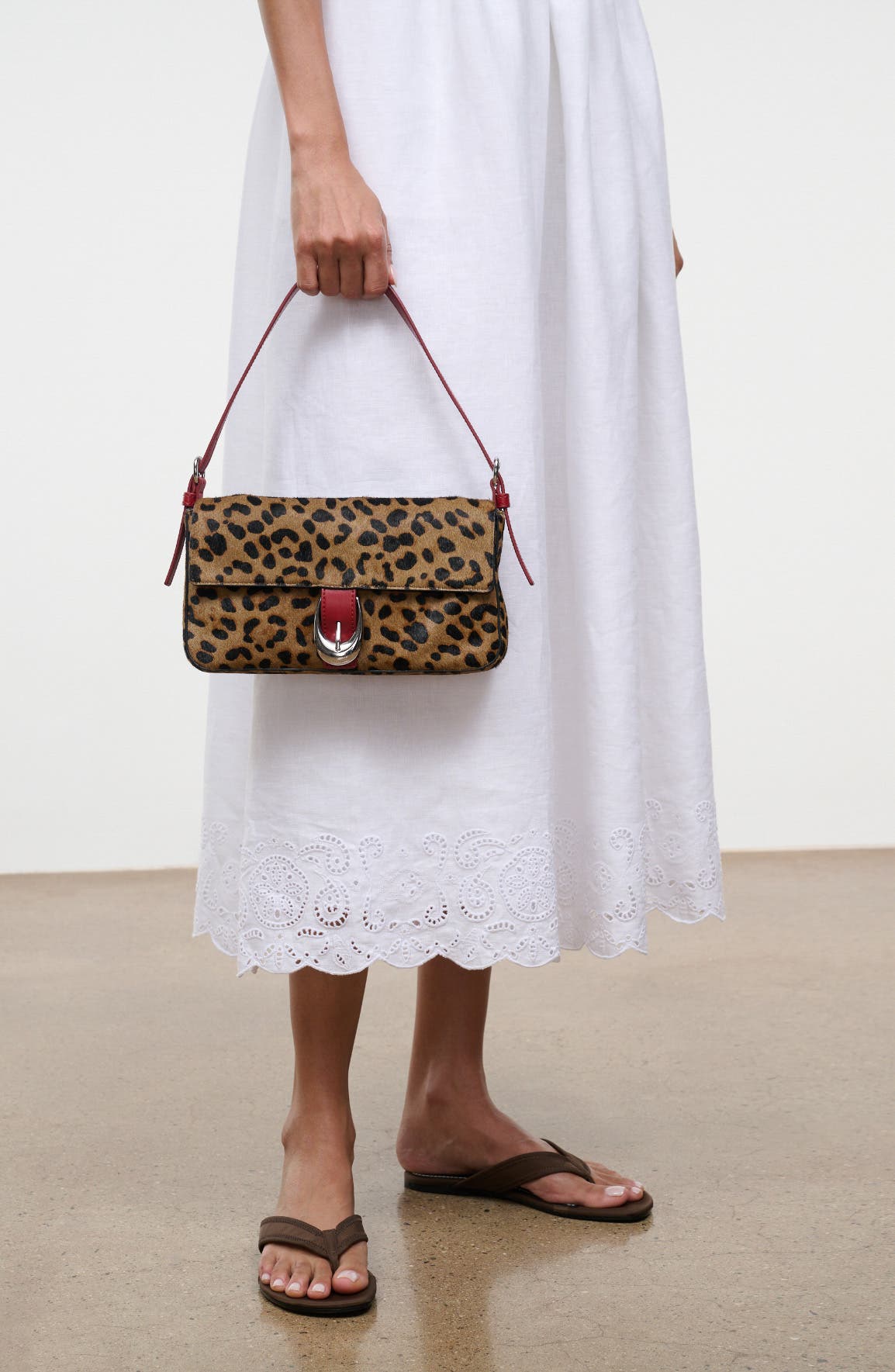 Harlow Animal Print Genuine Calf Hair Bag, Alternate, color, CHEETAH