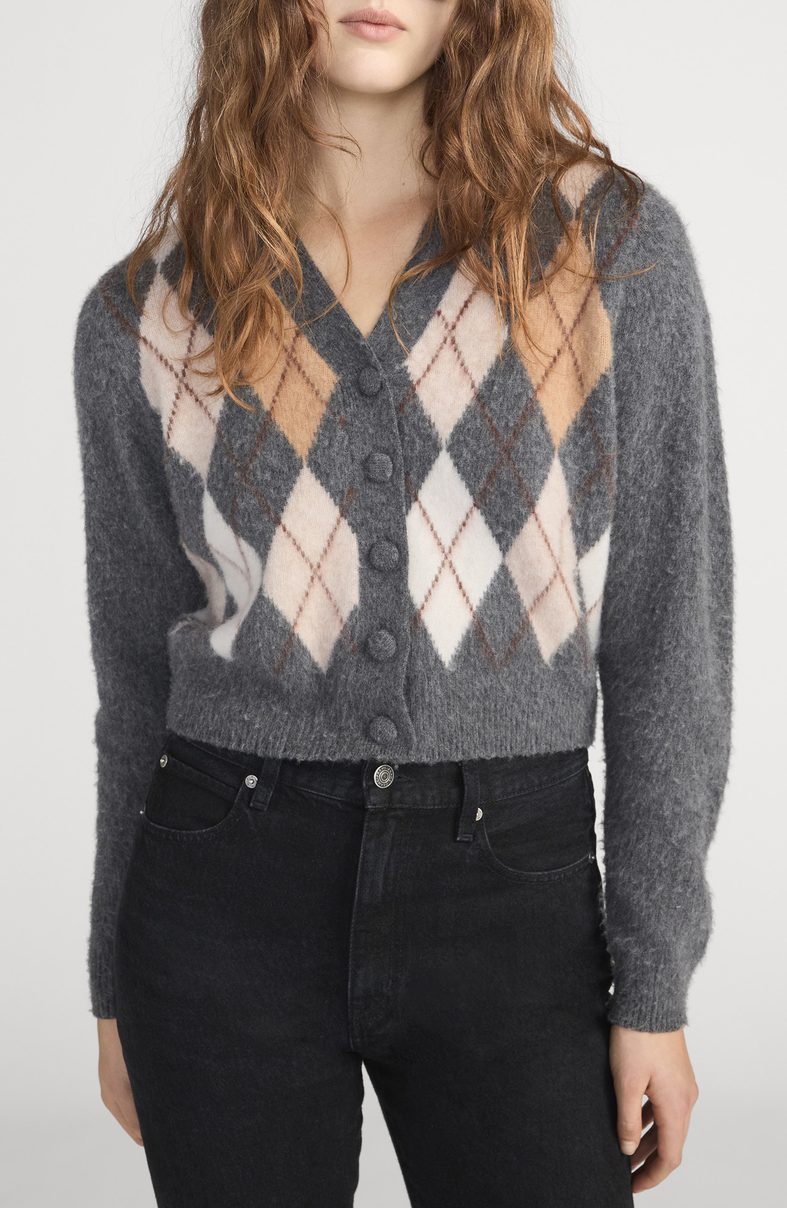 The Brushed Extrafine Merino Wool & Cashmere Cardigan