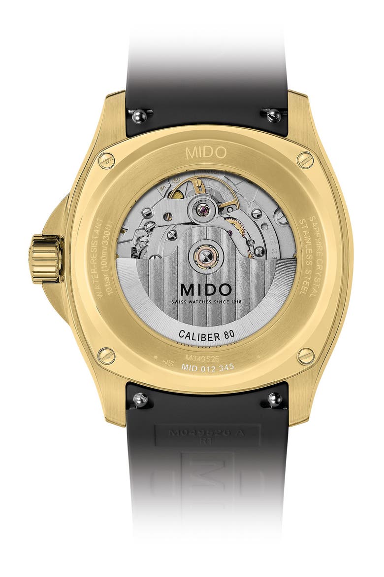 Multifort TV Big Date Automatic Bracelet Watch, 39.2mm x 40mm, Alternate, color, GOLD