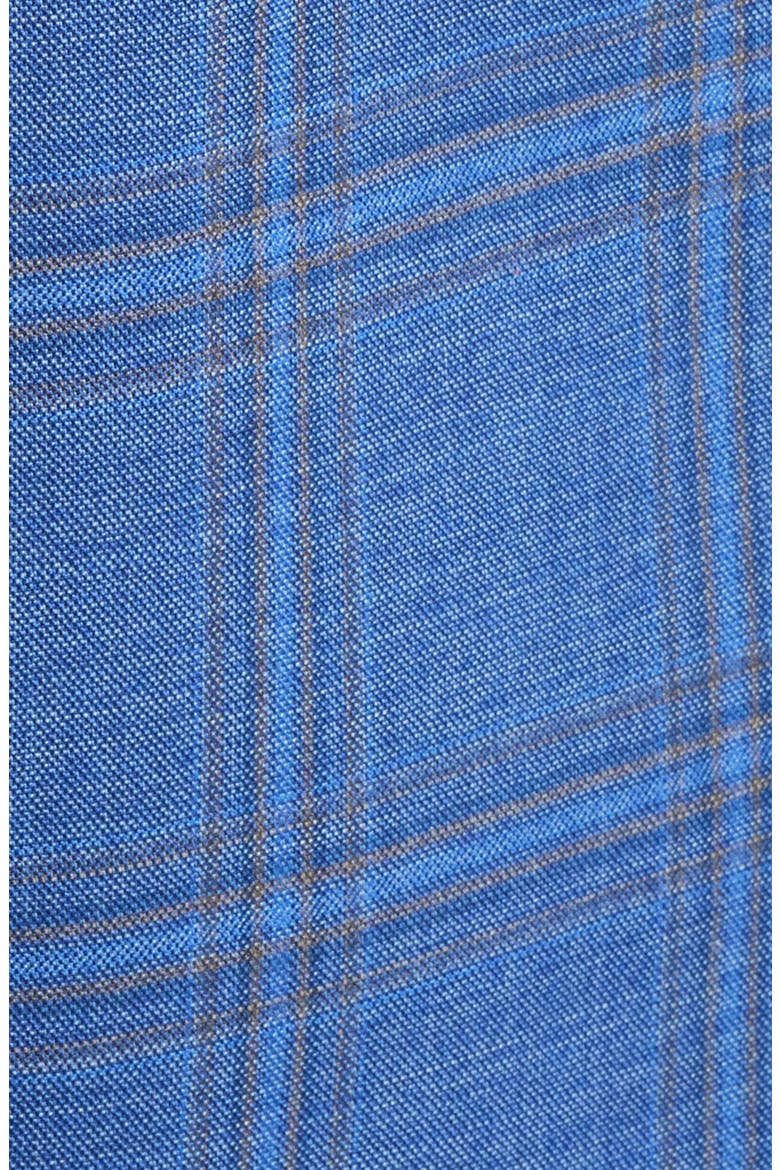 Flynn Classic Fit Blue Plaid Wool Sport Coat, Alternate, color, MEDIUM BLUE
