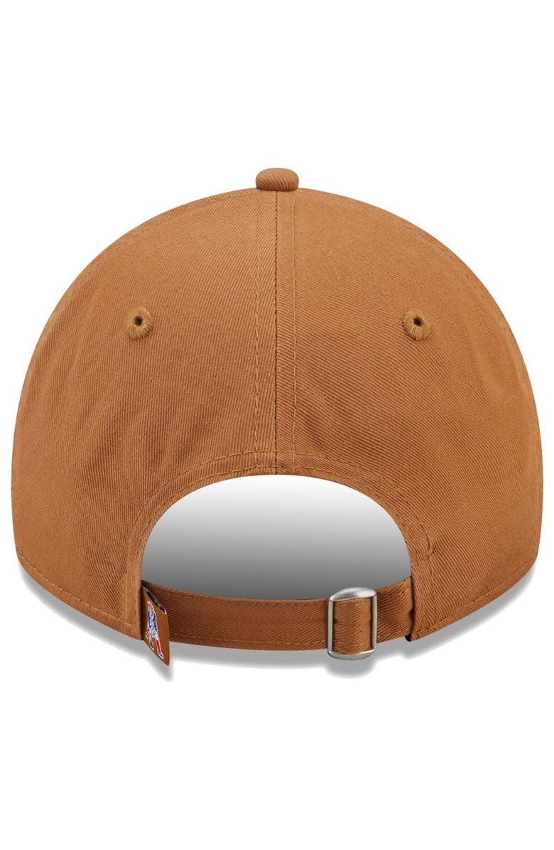New Era Men's New Era Brown New England Patriots Historic Core Classic 2.0 9TWENTY Adjustable Hat, Alternate, color, 