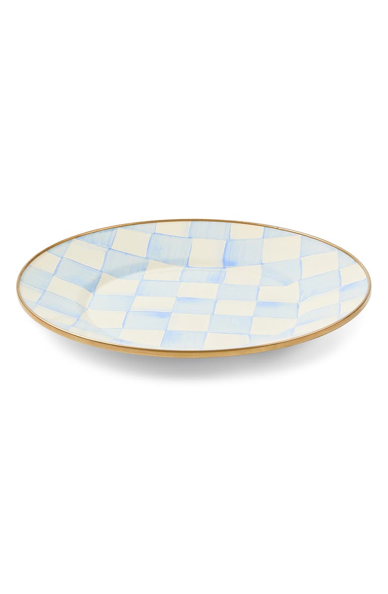 MACKENZIE CHILDS Sky Check Salad/Dessert Plate, Alternate, color, Sky Check