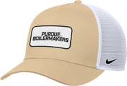 Nike Men's Nike Gold Purdue Boilermakers 2025 On-Field Rise Trucker Performance Adjustable Hat