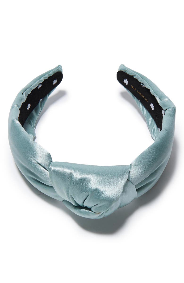 Lele Sadoughi Silk Blend Knotted Headband, Alternate, color,