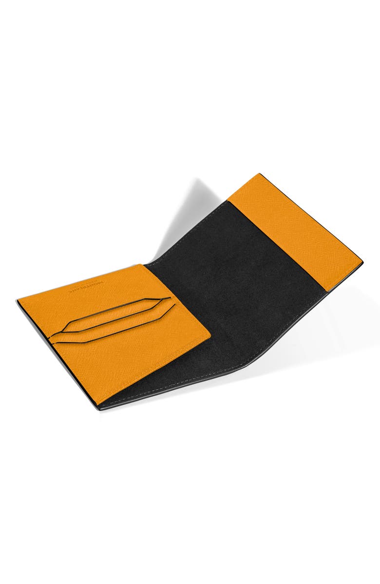 Montblanc Sartorial Leather Passport Case, Alternate, color, 