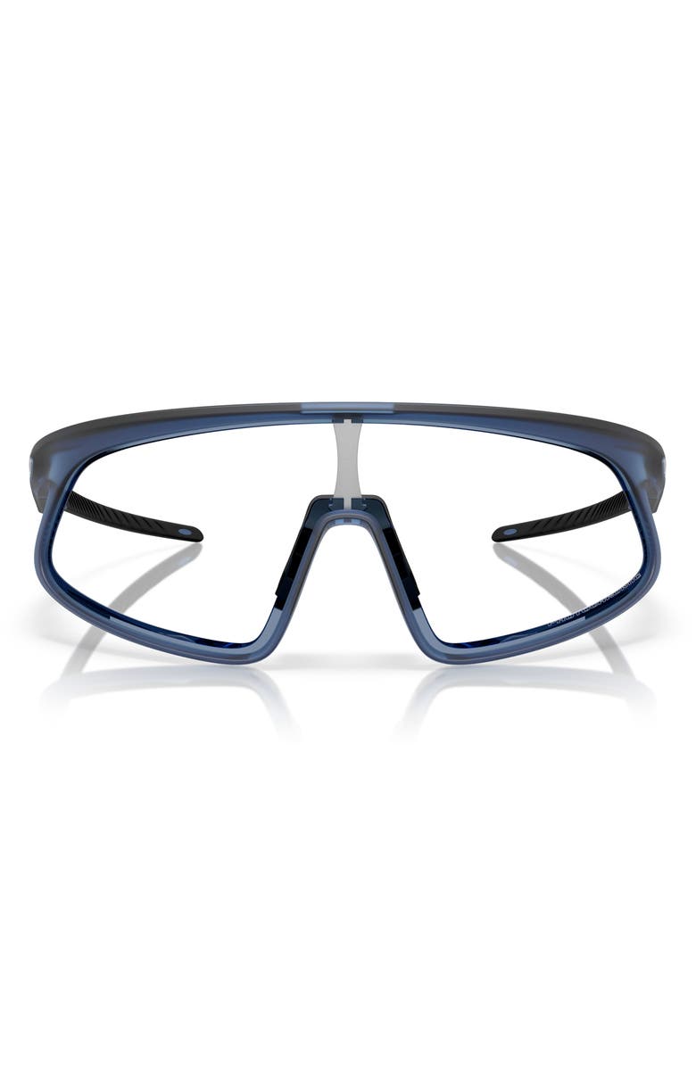 Oakley RSLV 149mm Prizm<sup>™</sup> Polarized Shield Sunglasses, Main, color, Grey