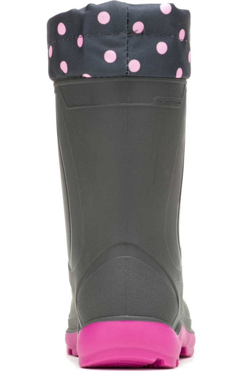Kamik Kids' Snobuster 2 Waterproof Snow Boot, Alternate, color, Charcoal/ Magenta