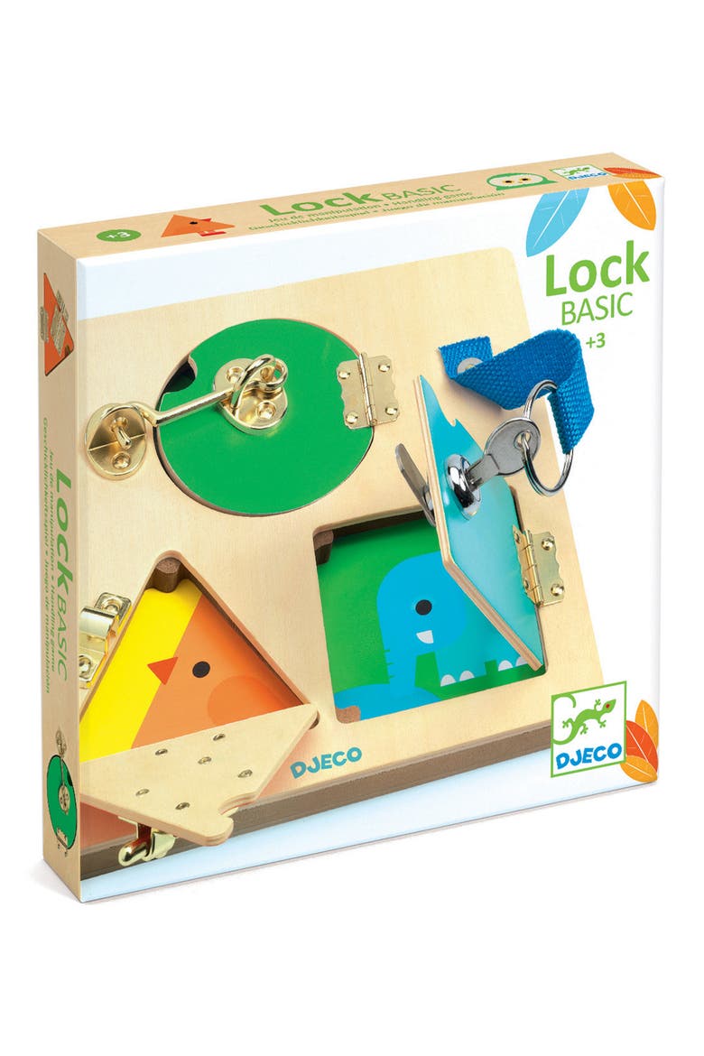 LockBasic Lock Door Wooden Board, Alternate, color, MULTI