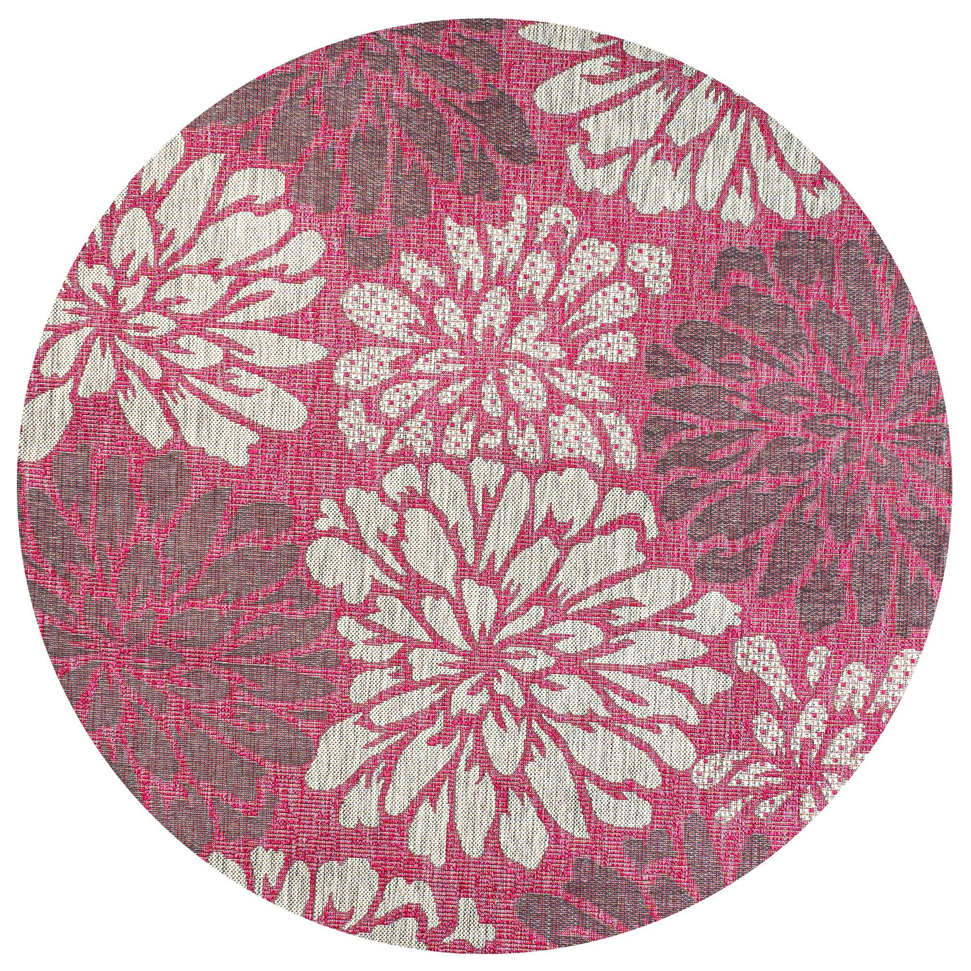 Fuchsia/Light Gray