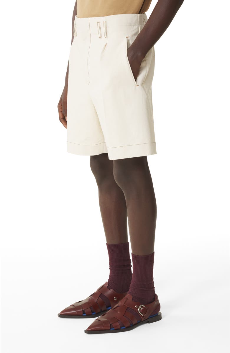 Lanvin Denim Shorts, Alternate, color, White