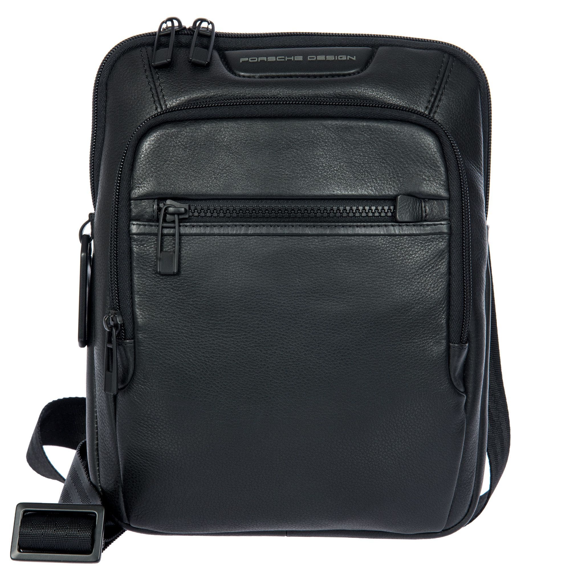 Roadster Leather EVO Shoulder Bag, Main, color, Black