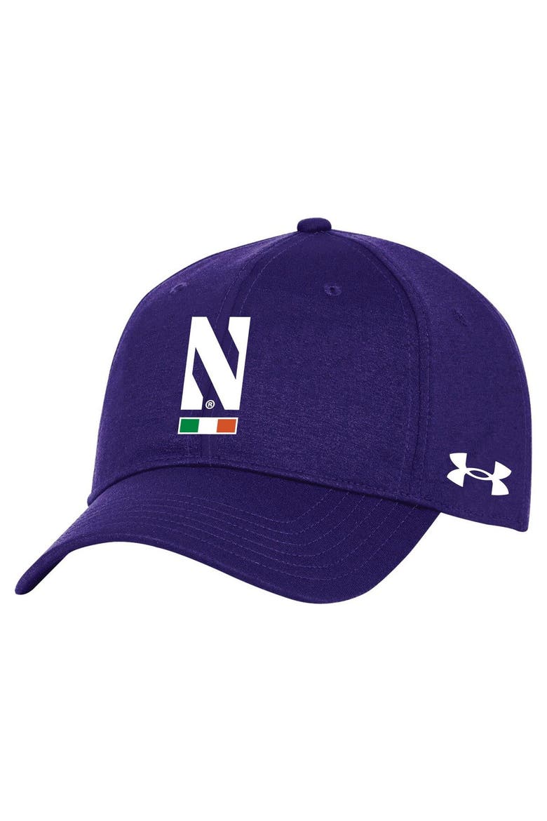 Men's Under Armour  Purple Northwestern Wildcats Ireland  Adjustable Hat, Main, color, Purple