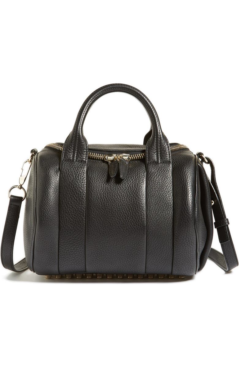 Alexander Wang 'Rockie - Pale Gold' Leather Crossbody Satchel, Main, color,