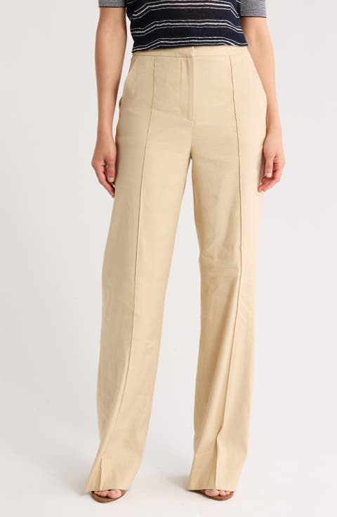 Cruz Pintuck Linen Blend Pants