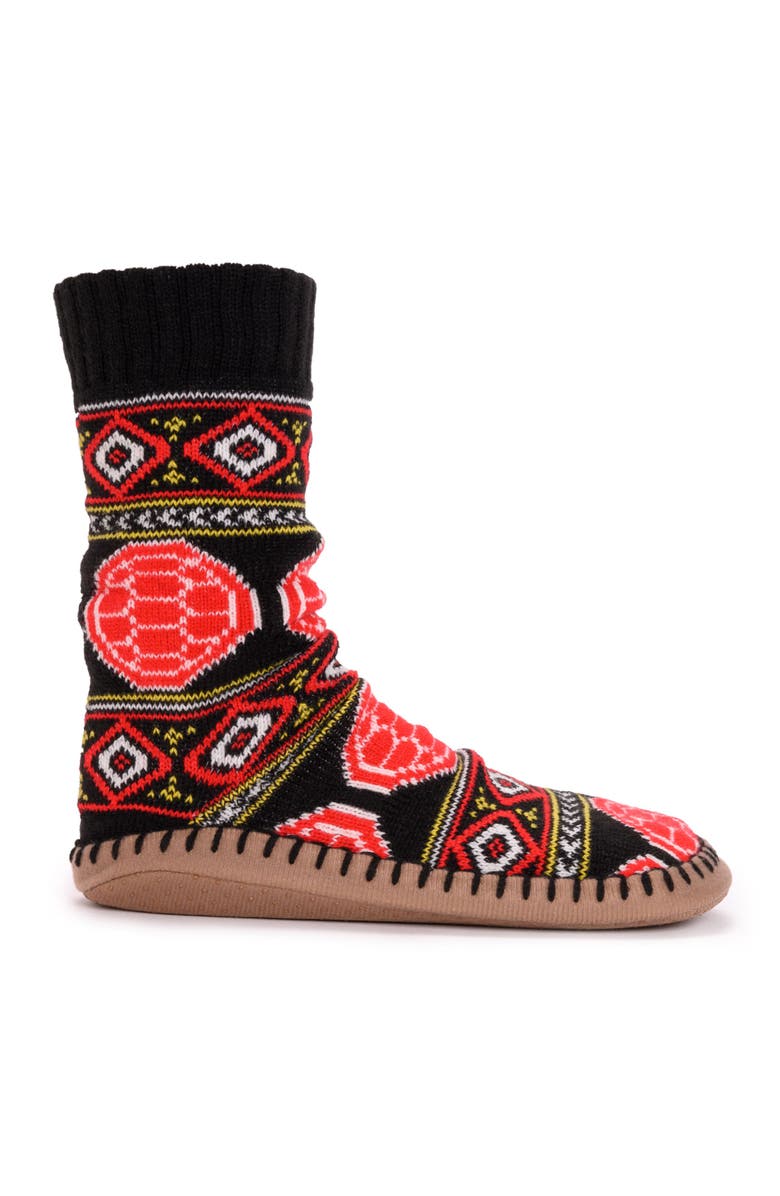 MUK LUKS Gameday Slipper Socks, Alternate, color,