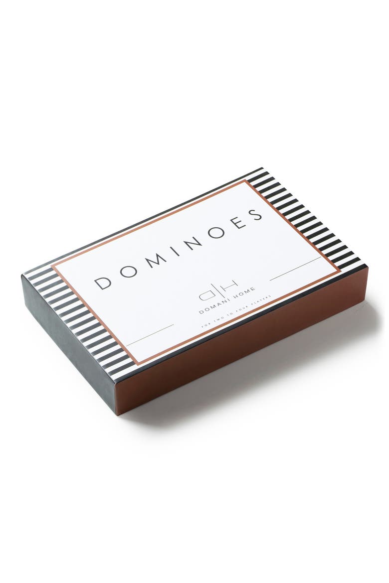 Gold Mirror Dominoes Set, Alternate, color, GOLD