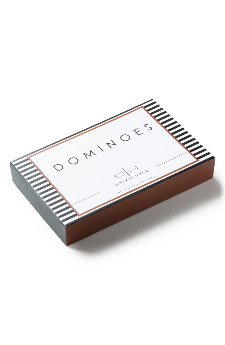 Domani Home Gold Mirror Dominoes Set, Alternate, color, Gold