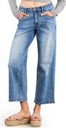 HINT OF BLU High Waist Ankle Relaxed Straight Leg Jeans