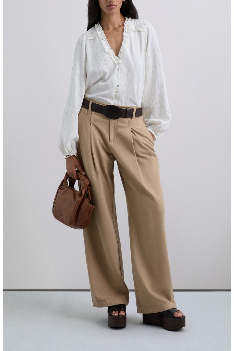 Lurex Stripes Shirt, Alternate, color, Offwhite
