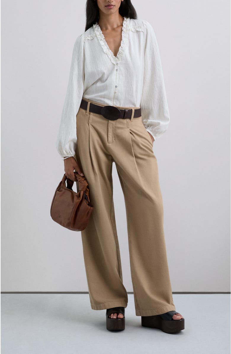 Scalpers Lurex Stripes Shirt, Alternate, color, Offwhite