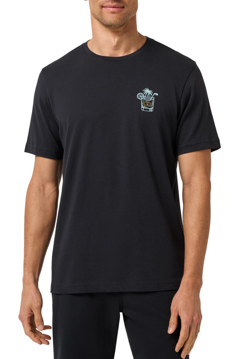 Beverage Cart Graphic T-Shirt, Main, color, BLACK