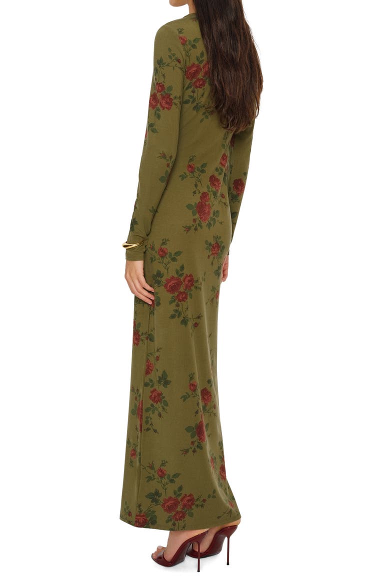 Tommie Floral Long Sleeve Knit Dress, Alternate, color, HAIKU