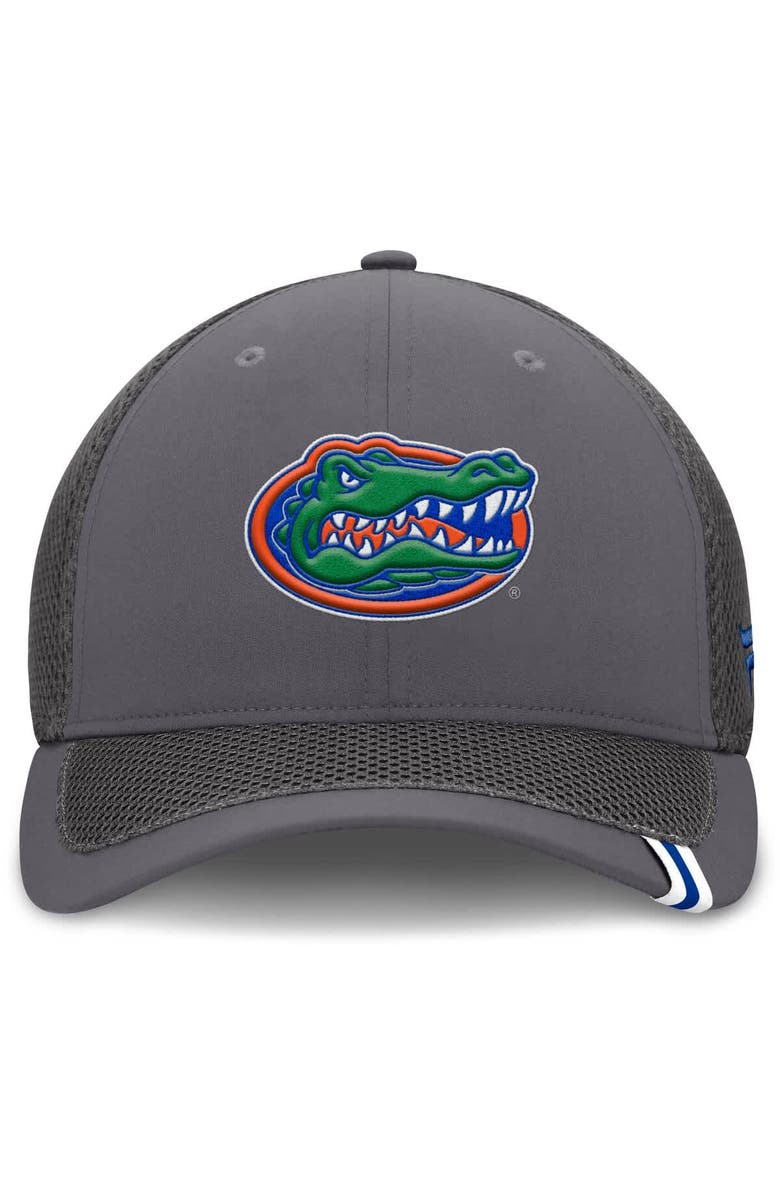 FANATICS Men's Fanatics Gray Florida Gators Clincher Flex Hat, Alternate, color, 