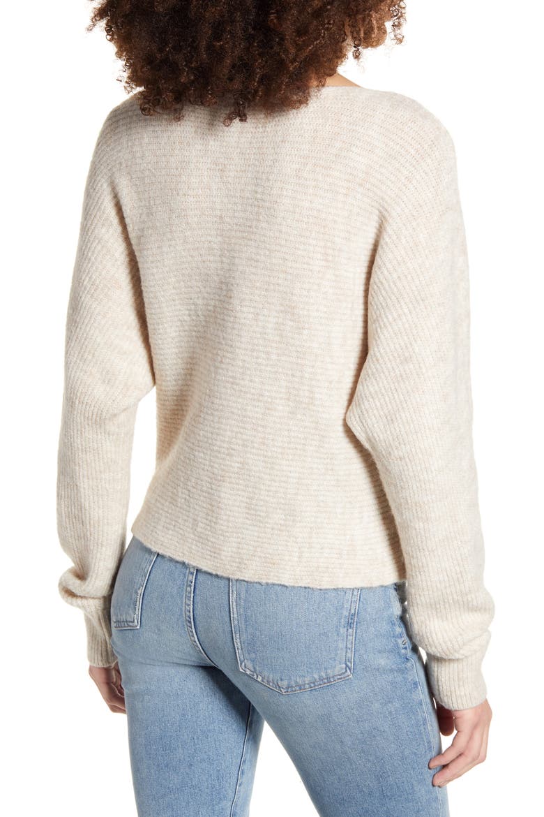 Dolman Sleeve Pullover, Alternate, color, BEIGE OATMEAL LIGHT HEATHER